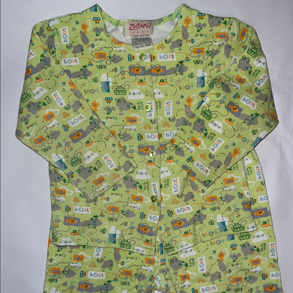 Soft Kids Set - Gree Print